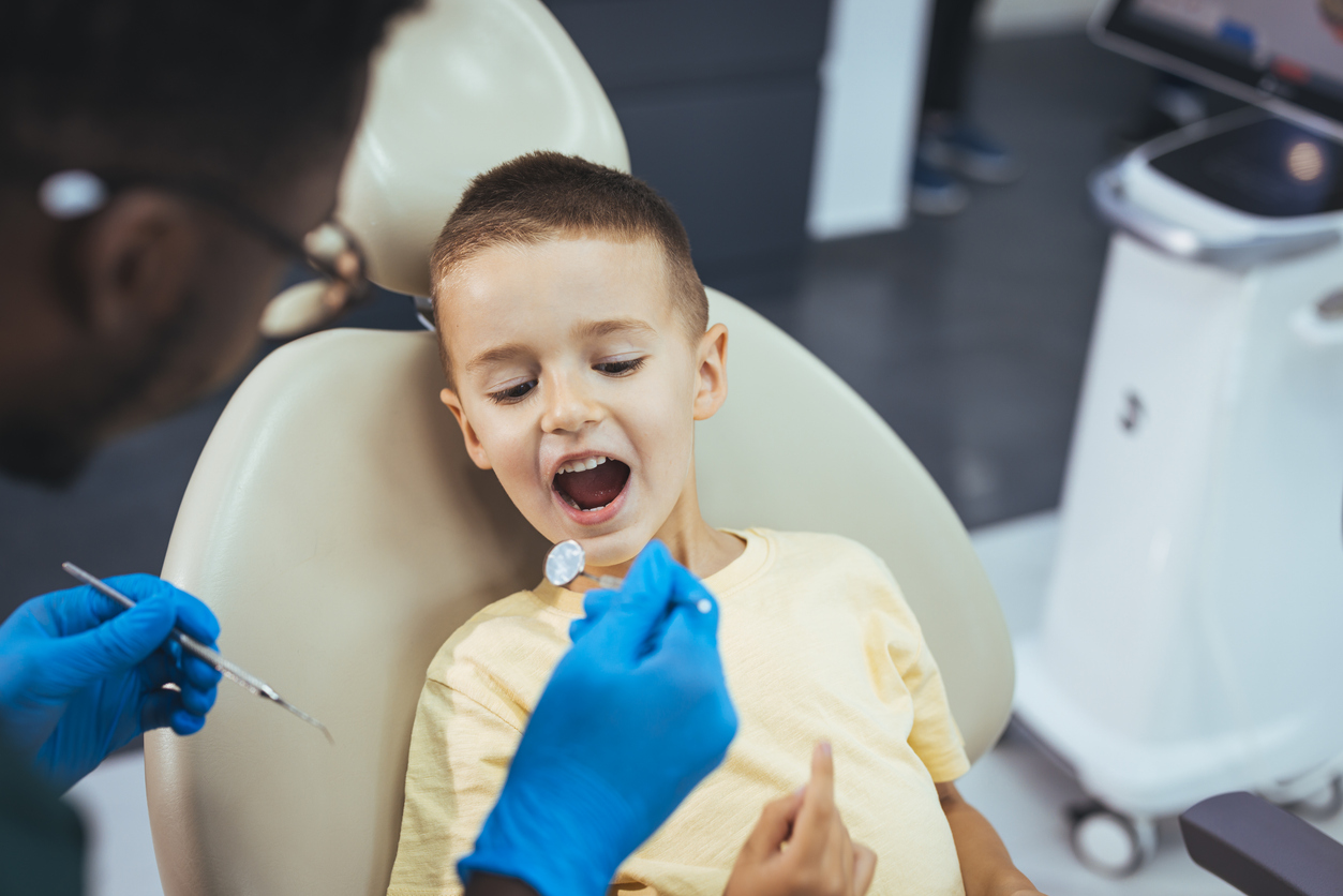 A paediatric dental development screening at Morrin Dental Newcastle using the Child Dental Benefits Schedule (CDBS).